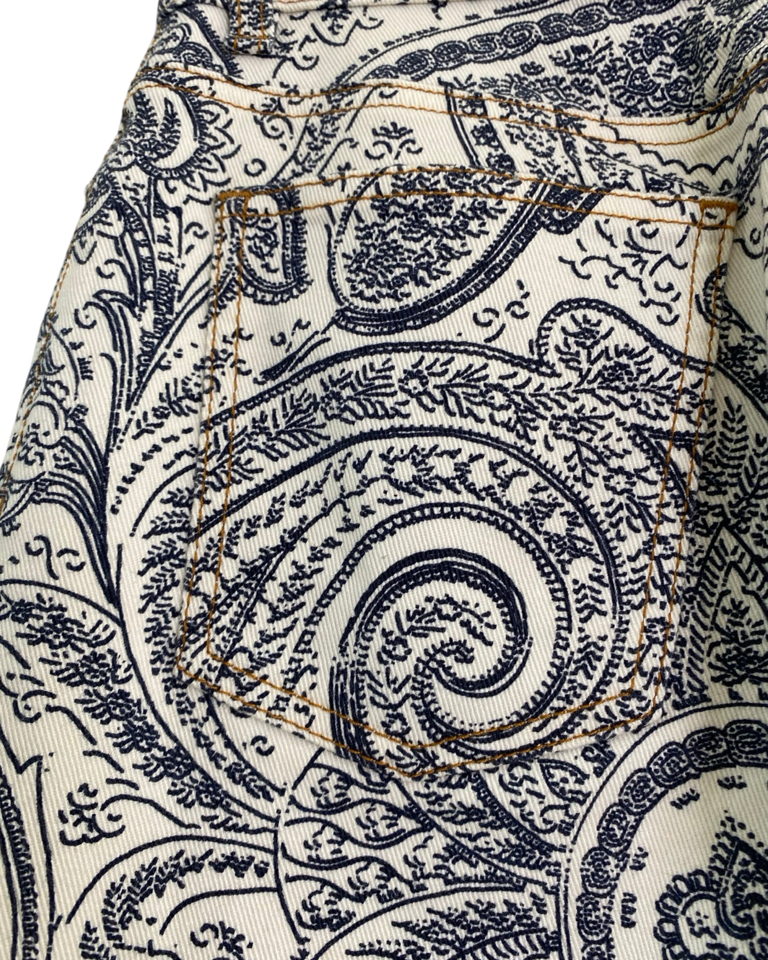 【送料&関税込】Etro Paisley Print Jeans ETRO paisley-print straight-leg Jeans | Blue | FARFETCH